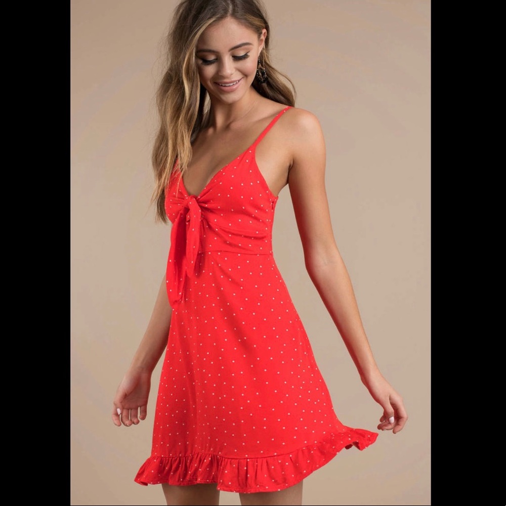 Minkpink Santorini Tie Front Dress